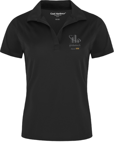 GLOBATECH ADMINISTRATION - L445 polo anti-accroc femme - BR. 13122 (AVG) - BR. 13127 (NUQUE)