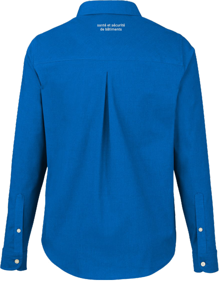 GLOBATECH - DG505W - Chemise Spencer popeline  femme - BR. 13122 (AVG) + BR. 13127 (NUQUE)