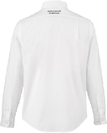 GLOBATECH - DG505 - Chemise Spencer en popeline homme - BR. 13122 (AVG) + BR. 13127 (NUQUE)