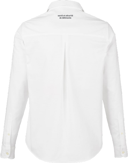GLOBATECH - DG505W - Chemise Spencer popeline  femme - BR. 13122 (AVG) + BR. 13127 (NUQUE)