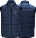 GLOBATECH ADMINISTRATION - L00975 veste matelassé sans manche homme - BR. 13122 (AVG) - BR. 13127 (NUQUE)