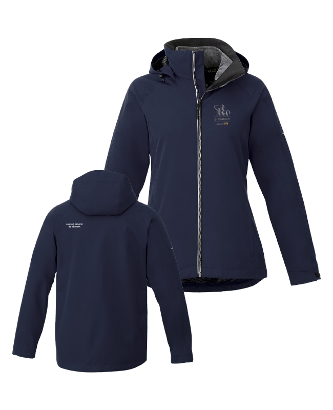 GLOBATECH ADMINISTRATION - 99307 3 in 1 Coat For Women (NAVY) - 13122 (AVG) + 13127 (OG) (SUR LES 2 COUCHES)