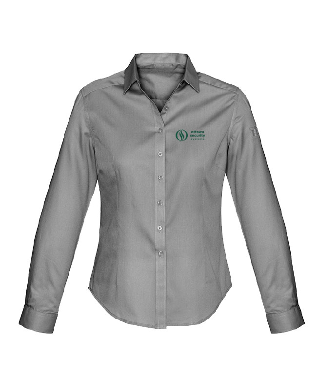 OSSC ADMINISTRATION - S522LL chemise manches longues femme (GRIS) - 13212 (AVG) + 13122-4 (MG)