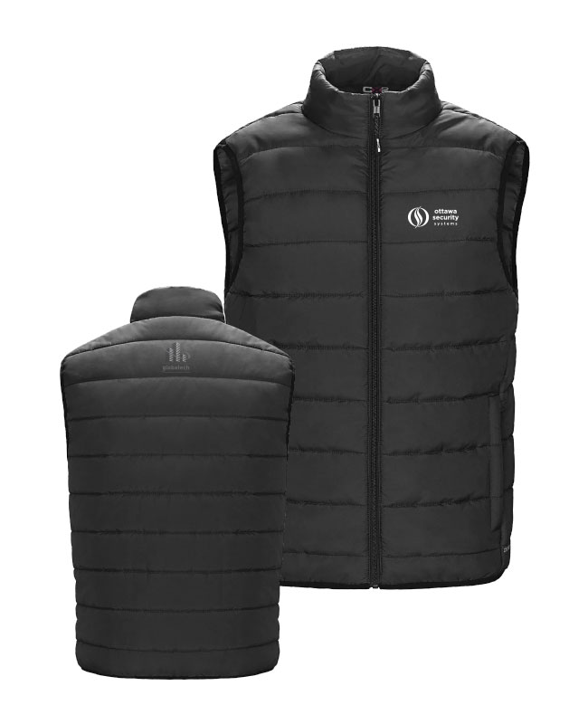 OSSC ADMINISTRATION - L00975 veste matelassé sans manche homme (NOIR) - 13212 (AVG) + 13122-4 (NUQUE)