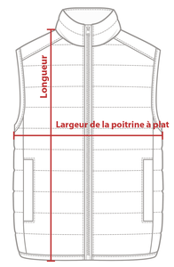 Charte de grandeur L00976 (XS à 2XL)