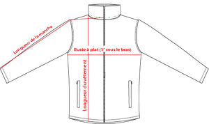 Charte de grandeur LQO00053 (XS à 3XL)